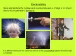 Electrostatics - slide 1