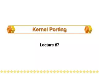 kernel porting