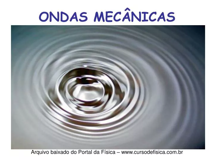 ondas mec nicas