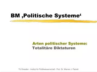bm politische systeme
