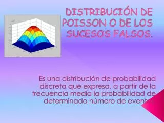 distribuci n de poisson o de los sucesos falsos