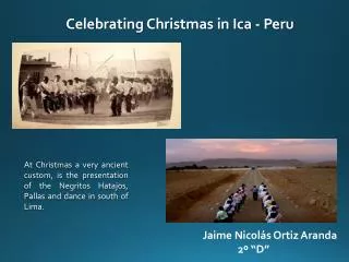Celebrating Christmas in Ica - Peru