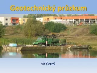 geotechnick pr zkum
