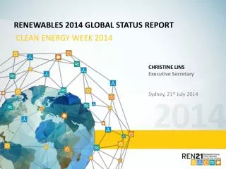 Renewables 2014 global Status report