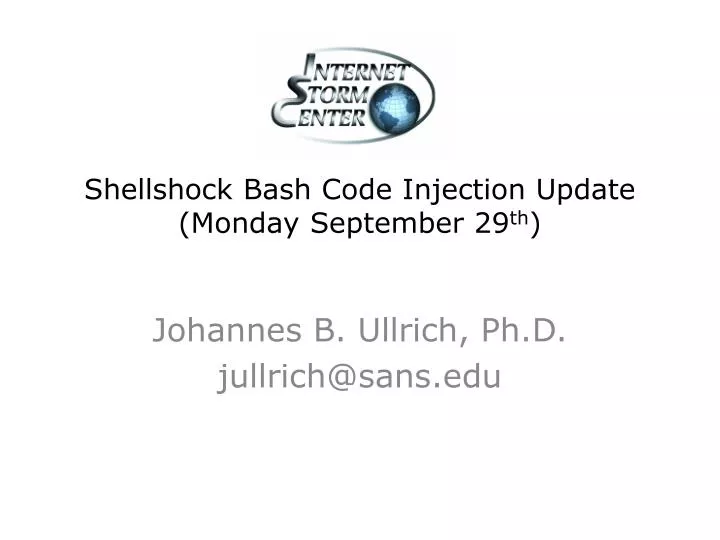 shellshock bash code injection update monday september 29 th