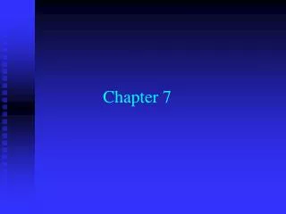 Chapter 7