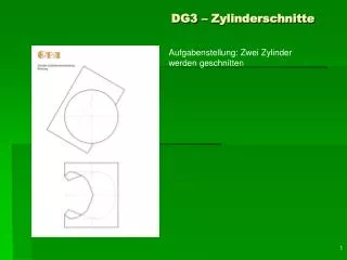 DG3 – Zylinderschnitte