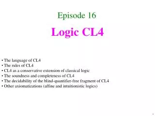 Logic CL4