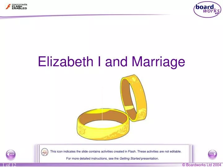 elizabeth i and marriage