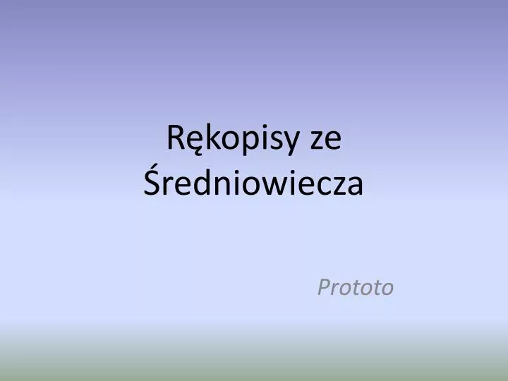 r kopisy ze redniowiecza