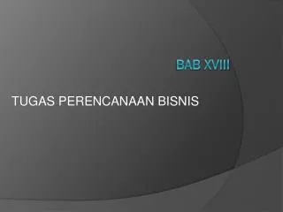 tugas perencanaan bisnis