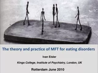 The theory and practice of MFT for eating disorders