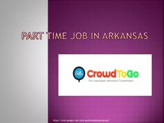 Part Time Job In Arkansas