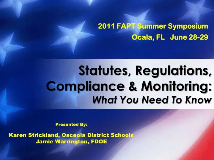 statutes regulations compliance monitoring what you need to know