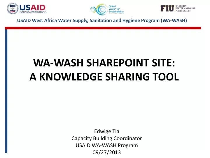 wa wash sharepoint site a knowledge sharing tool