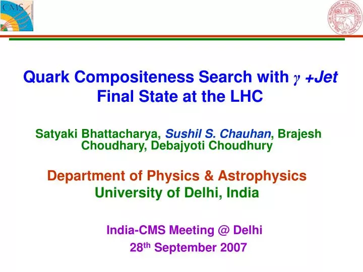 quark compositeness search with jet final state at the lhc