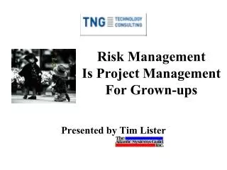 Risk Management Is Project Management For Grown-ups
