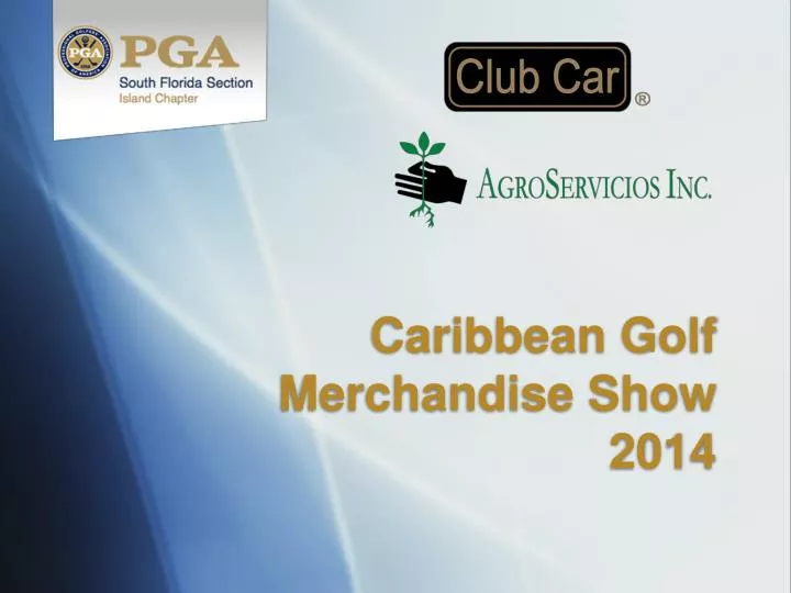 caribbean golf merchandise show 2014