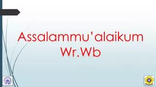 assalammu alaikum wr wb