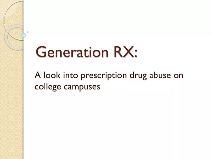 generation rx