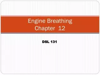Engine Breathing Chapter 12