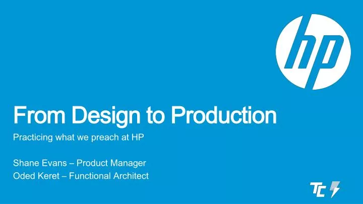 from design to production