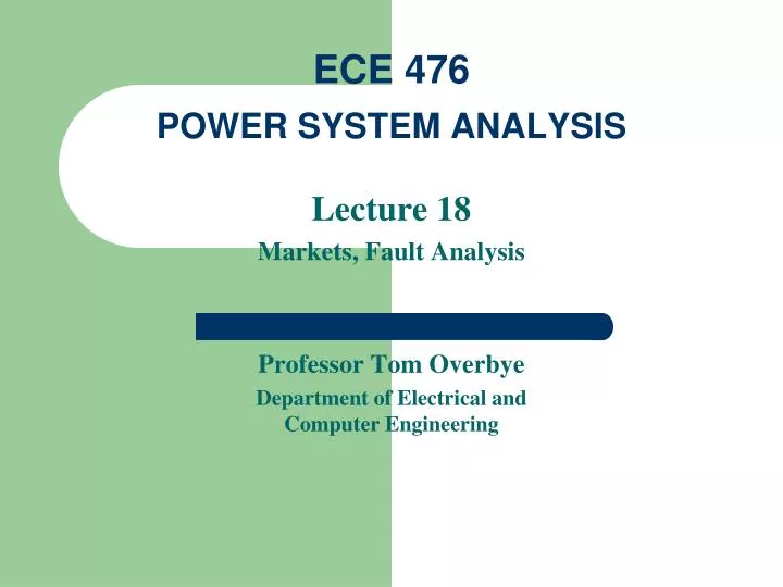 ece 476 power system analysis