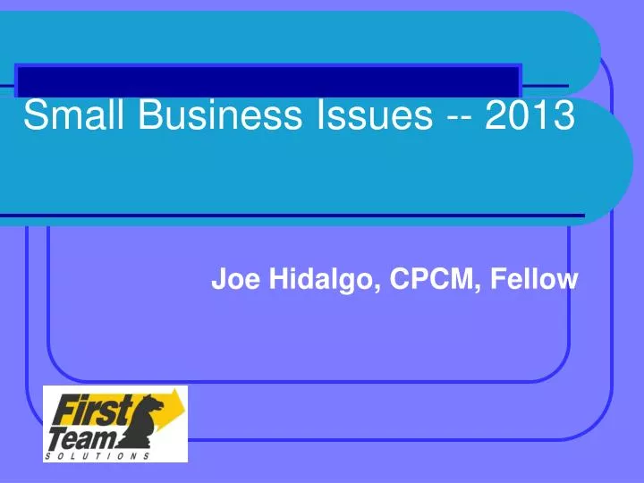 small business issues 2013