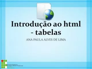 introdu o ao html tabelas