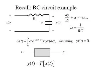 Recall: RC circuit example