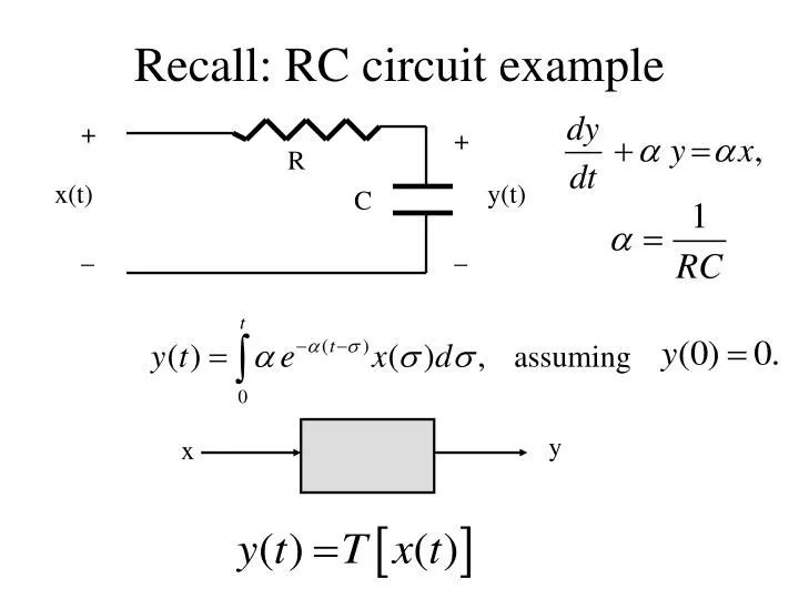 recall rc circuit example