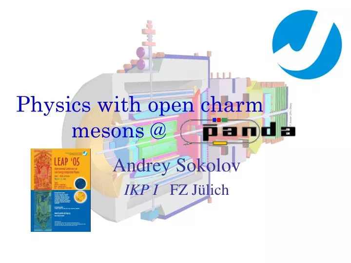 physics with open charm mesons @