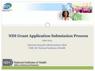 NIH Grant Application Submission Process