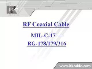 rf coaxial cable