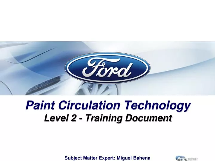 paint circulation technology l evel 2 training document