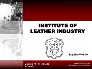 INSTITUTE OF LEATHER INDUSTRY