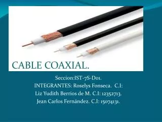 cable coaxial