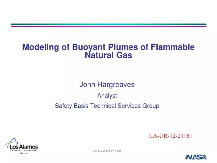 modeling of buoyant plumes of flammable natural gas