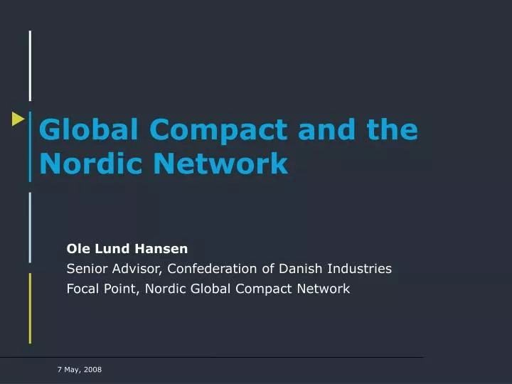 global compact and the nordic network