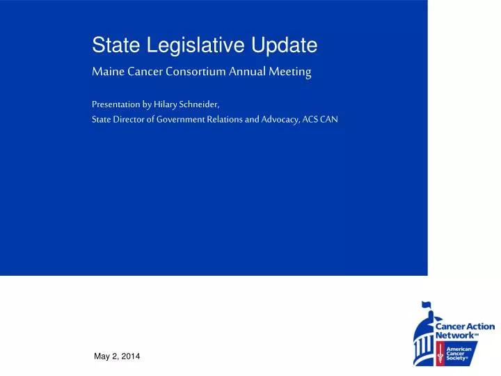 state legislative update