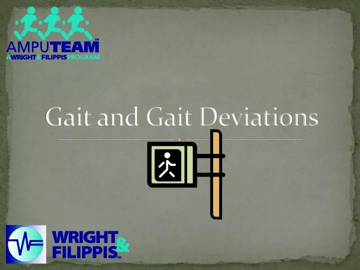 gait and gait deviations