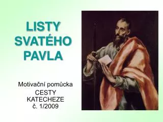 listy svat ho pavla