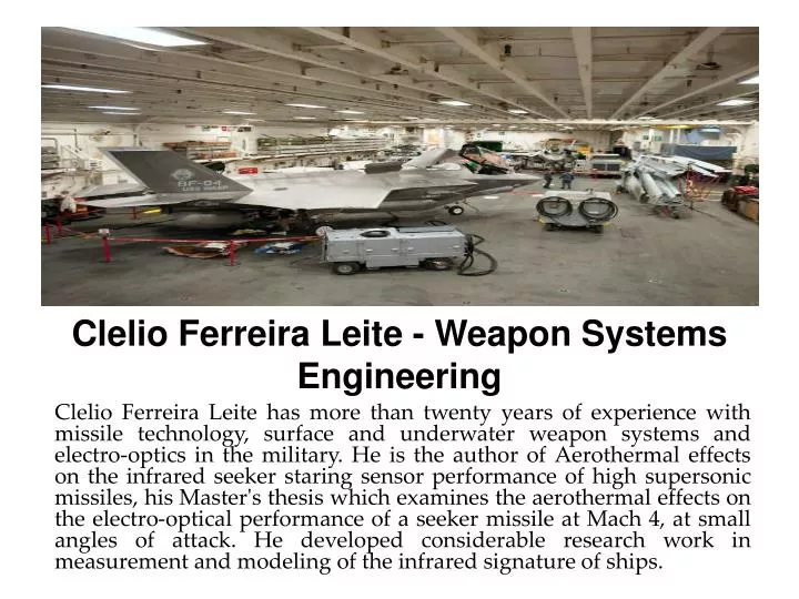 clelio ferreira leite weapon systems engineering