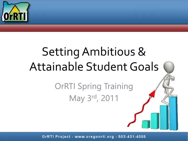 setting ambitious attainable student goals
