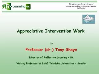 Appreciative Intervention Work