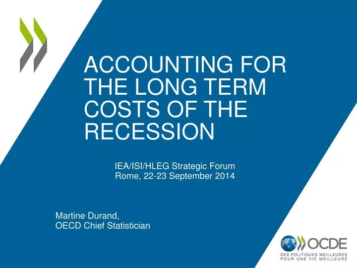 accounting for the long term costs of the recession