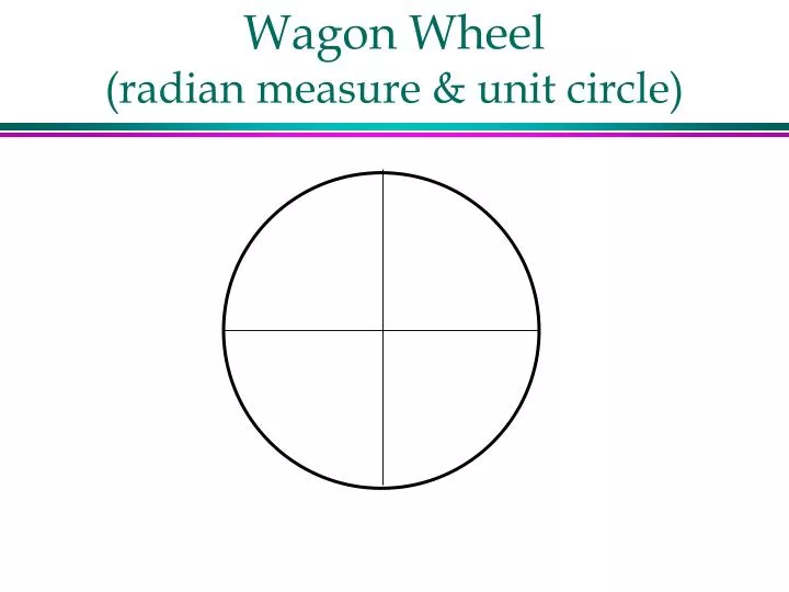 wagon wheel radian measure unit circle