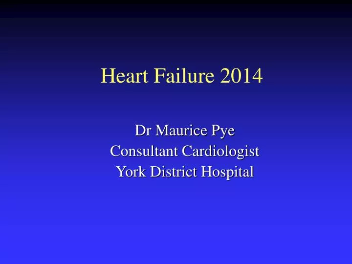 heart failure 2014