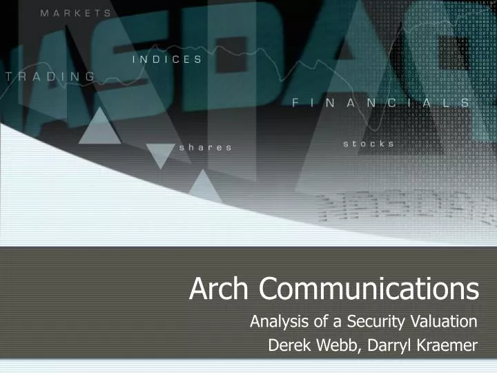 arch communications