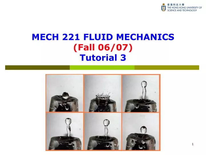 mech 221 fluid mechanics fall 06 07 tutorial 3